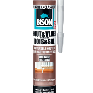 Bison Mastic bois et sol brun foncé 300ml