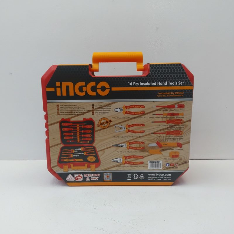 Mallette 16 outils à main isolés 1000V INGCO HKTH1601