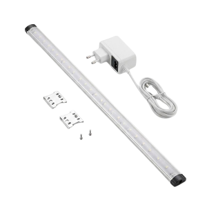 Lampe de placard avec détecteur de mouvement 3W 3000K 12V 300x25x9 mm