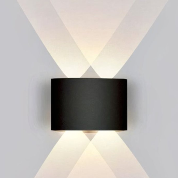Applique SMD 2W noir 4000K