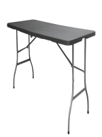 Table Pliante Rectangulaire 183X75X74Cm Avec Relief Noir