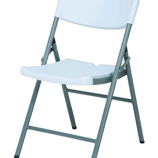 Chaise Pliante 57X46X83Cm Blanc Cassé