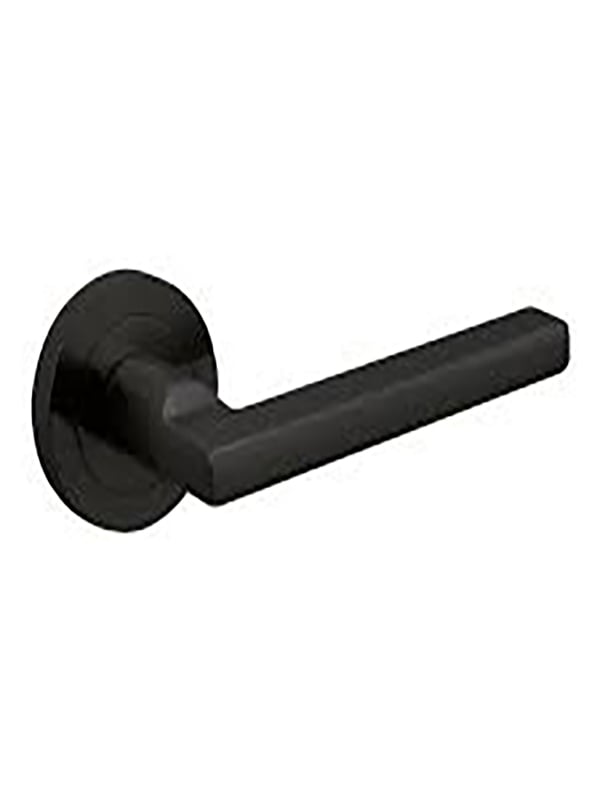 Poignée sur rosace noire WC - Mr.Bricolage Maroc