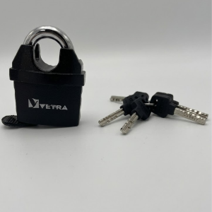 Cadenas à 3 clés spéciales VP6 65 mm noir Vetra