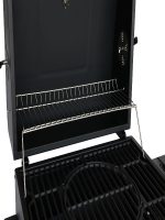 Barbecue Toronto à charbon 117 × 65 × 109 cm noire – Image 4