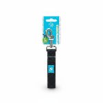 Laisse en Nylon Noir L 120 x 2,5 cm LooPet pour grand chien