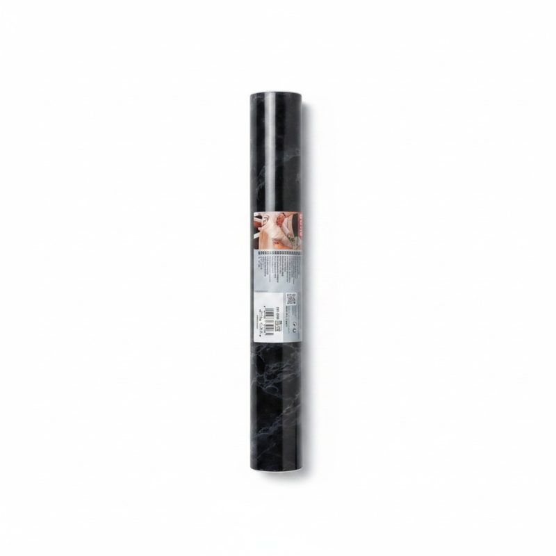 Adhésif décoratif effet marbre noir 45 cm x 15 m dcfix