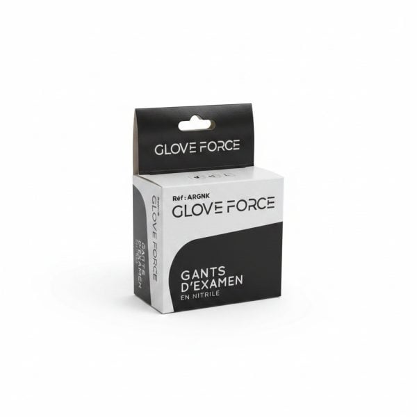 Gants Nitrile Jetables Noirs T.S (Boîte de 10) Glove Force
