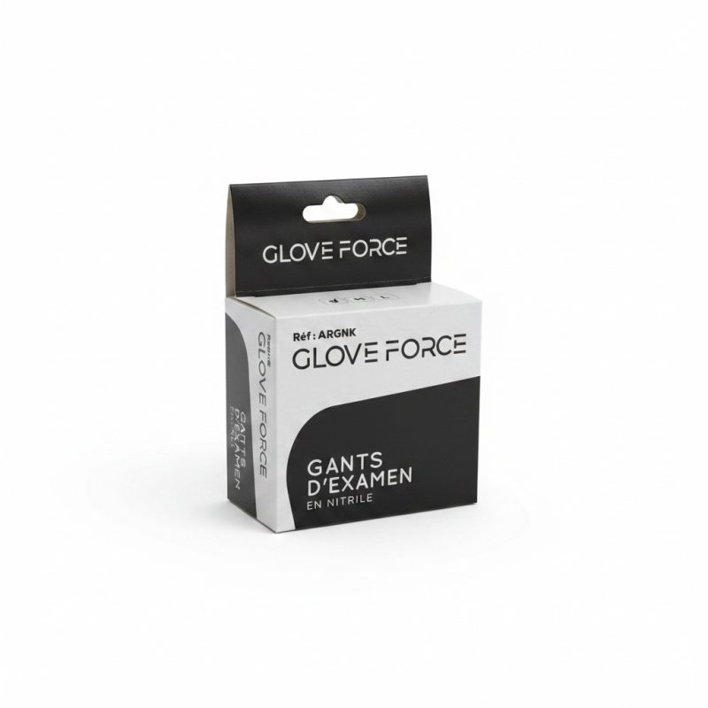 Gants Nitrile Jetables Noirs T.S (Boîte de 10) Glove Force