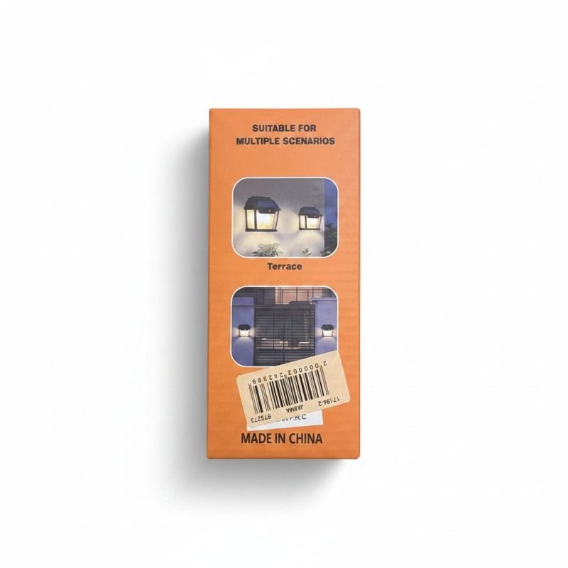 9752731 Applique Murale Solaire 28W G916 à Détecteur de Mouvement