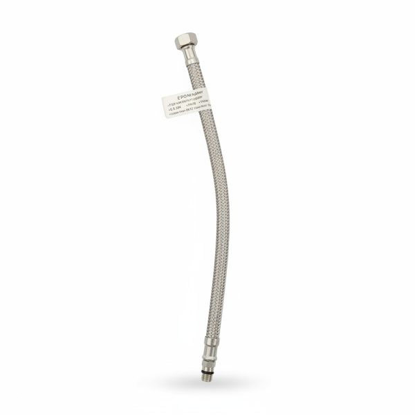 Flexible Sanitaire 3/8"F x M10 30cm Inox Tressé LL8014