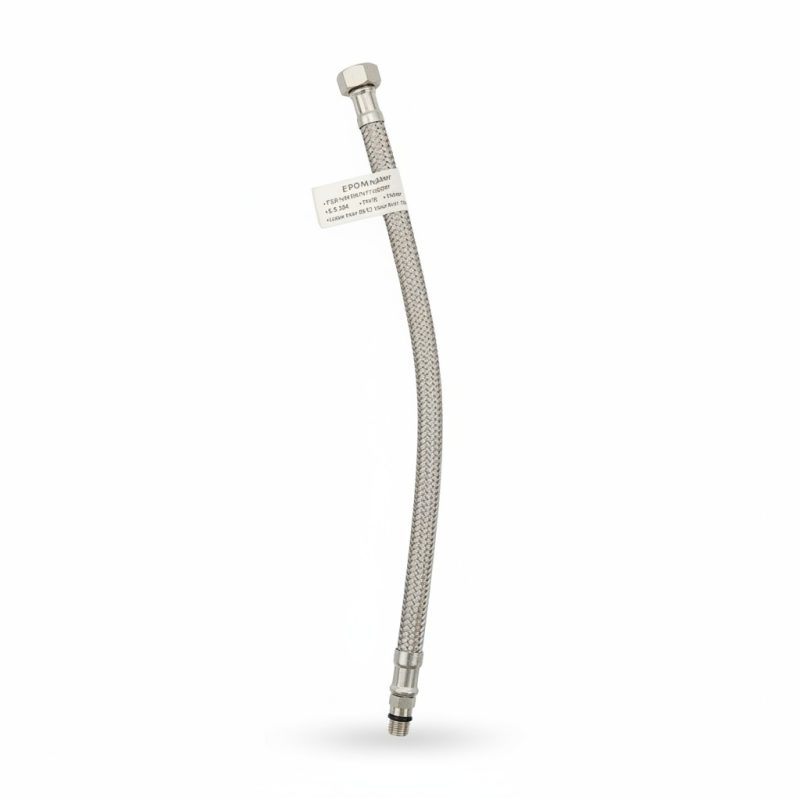 9416601 Flexible Sanitaire 3/8"F x M10 30cm Inox Tressé LL8014