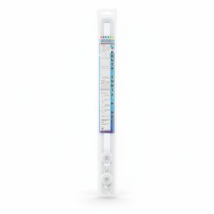 Barre de Rideau de Douche d'Angle Blanche à Visser