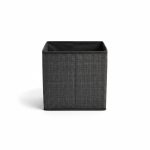 Bac de Rangement Tissu Imprimé Gris 25x25x25cm