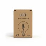 Ampoule LED E27 G80 7W 3000K style Edison antique