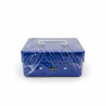 Caisse à monnaie à combinaison VETRA 15x12cm - Bleu