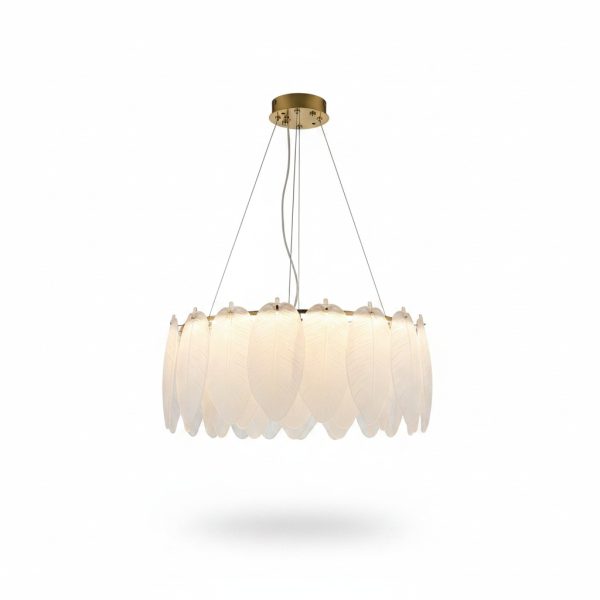 Suspension LED Cosypm Plumes D50cm 3 Couleurs 65W