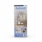 Portant à vêtements double barre télescopique 30kg YOULITE