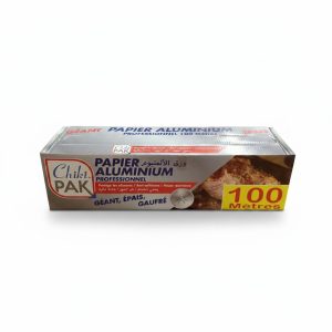 Papier Aluminium Professionnel Chiki PAK 100 Mètres