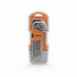 Jeu de 9 Clés Torx Pliables T10-T50 INGCO HHK13091