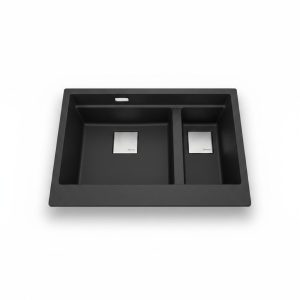 Évier de cuisine sous plan 2 bacs Onyx - Franke KNG 120