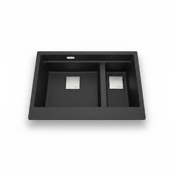 Évier de cuisine sous plan 2 bacs Onyx - Franke KNG 120