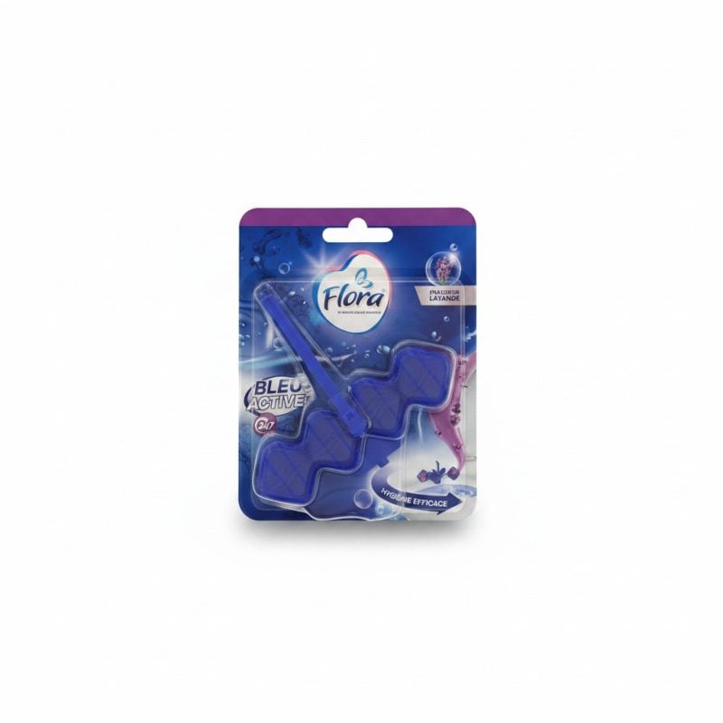 Bloc WC Eau Bleue Parfum Lavande 50g Flora
