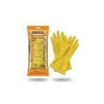 Gants de Protection PVC Jaunes Taille L 32cm Ingco HGVP01