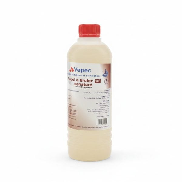 Alcool à Brûler Dénaturé 90° Vepec 1L