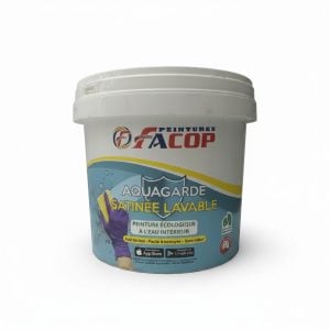 Peinture Aquagarde Satinée Lavable FACOP pour intérieur