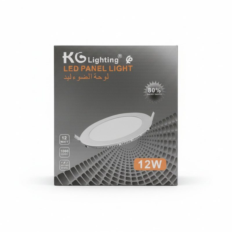 Panel LED Encastrable Rond 12W 4000K KG Lighting