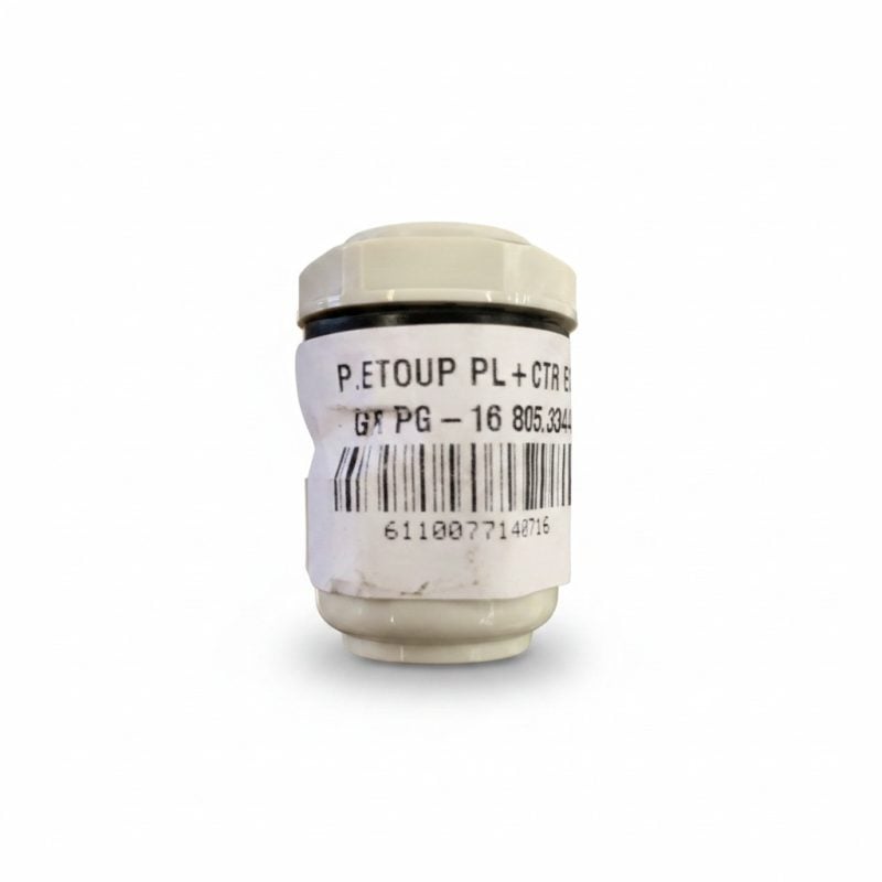 Presseétoupe plastique gris PG16 avec contreécrou