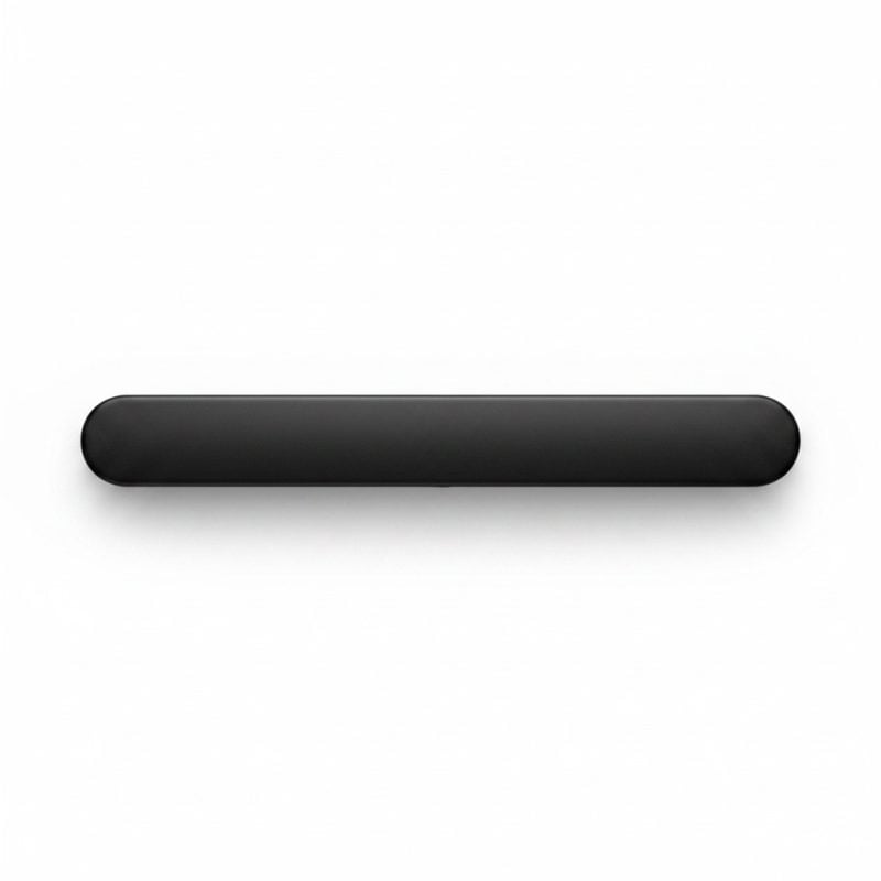 Tirette de Meuble Noire Mate T0882  Entraxe 128mm