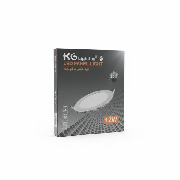 Panel LED Apparent Rond 12W 1080lm 6500K KG Lighting