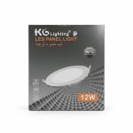 Panel LED Apparent Rond 12W 1080lm 6500K KG Lighting