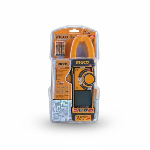 Pince Ampèremétrique Numérique AC 600A Ingco DCM66001