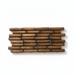 Brise-vue en bois à dérouler pour clôture et bordure de jardin