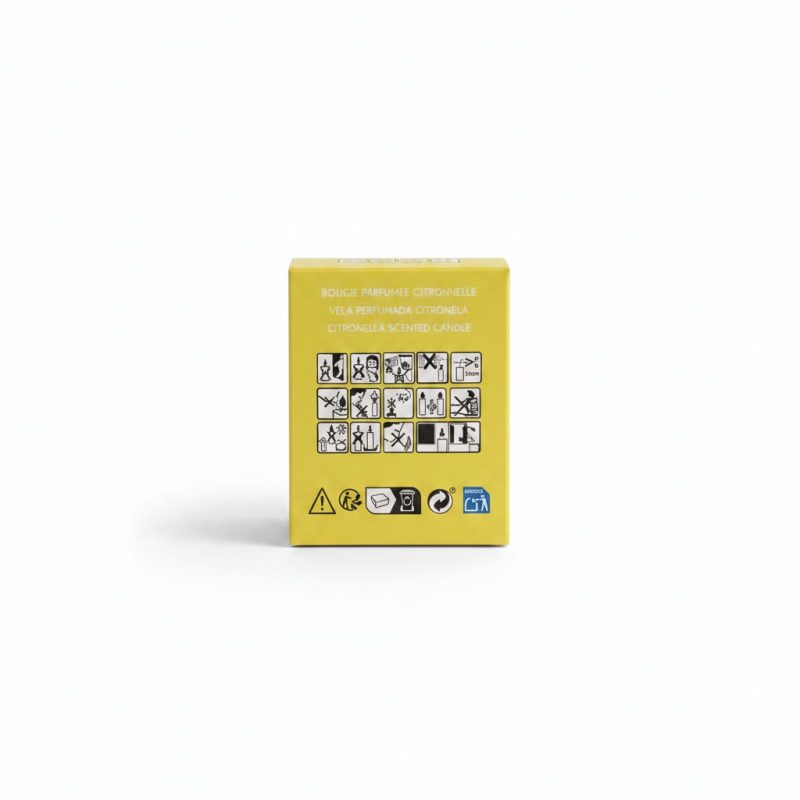 Bougie Parfumée Citronnelle en Verre (Lot de 2) Finissimo