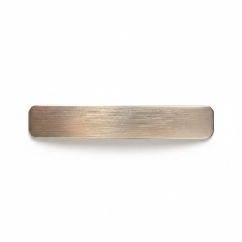 Tirette de meuble T0882 satinée mate 128 mm
