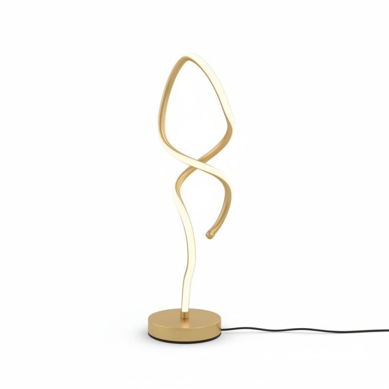 Lampe à Poser Sculpturale Farel Or LED Intégré 8W 100cm