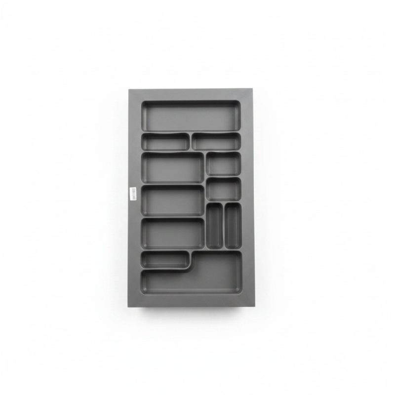 Rangecouverts Steely anthracite pour tiroir 90 cm