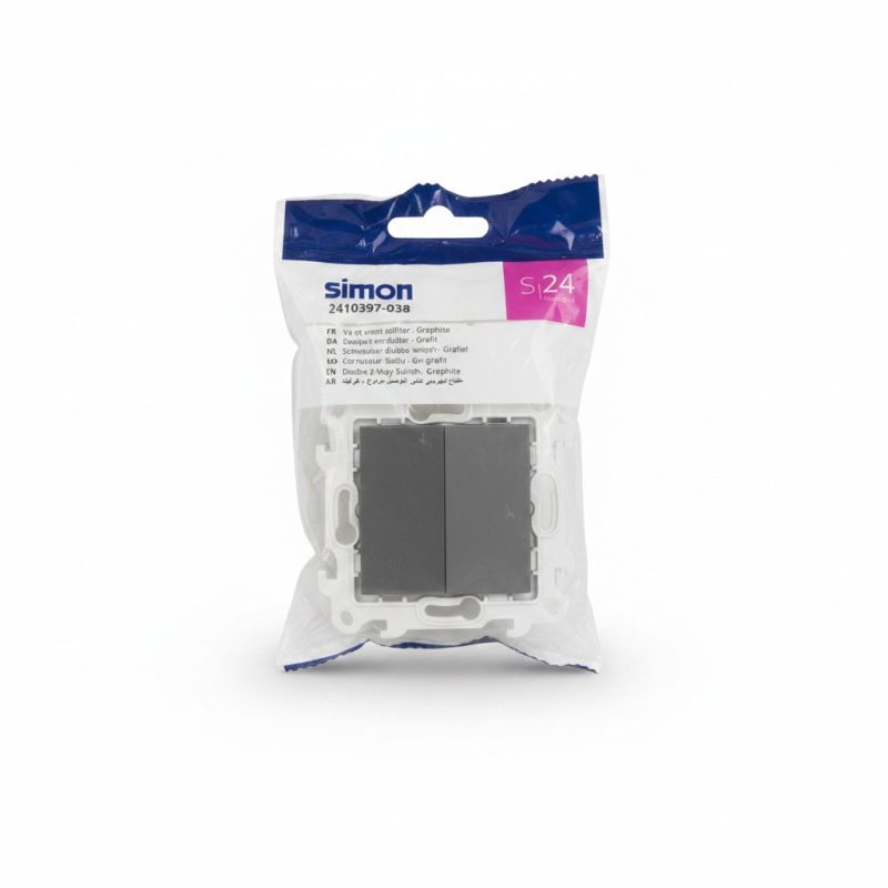 Double vaetvient Simon S24 Graphite  Mécanisme seul