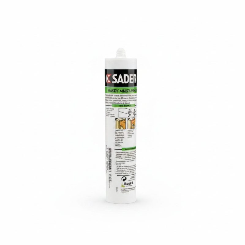 Mastic Silicone MultiUsages Étanchéité Int/Ext SADER