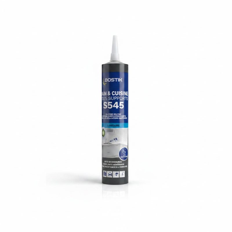 Mastic Silicone S545 Bain & Cuisine Transparent Bostik 300ml