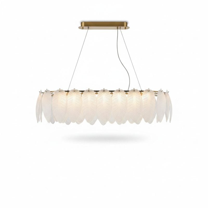 9766351 Suspension Elypse Cristal LED 80x40cm 105W 3 Couleurs