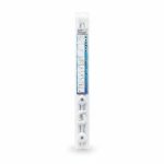 Barre de douche d'angle modulable blanche multi-positions