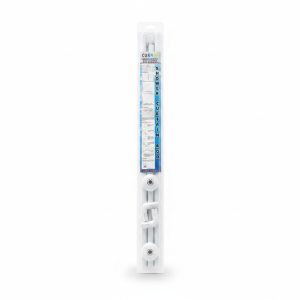 Barre de douche d'angle modulable blanche multi-positions