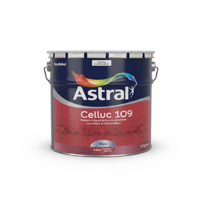 Peinture brillante Celluc 109 Blanc 15kg Astral