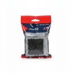 Double interrupteur volet roulant 10AX noir mat Simon 54