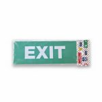 Plaque signalétique EXIT et pictogrammes de sécurité